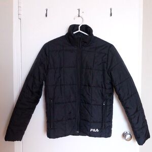Fila Small Black Quilted Jacket